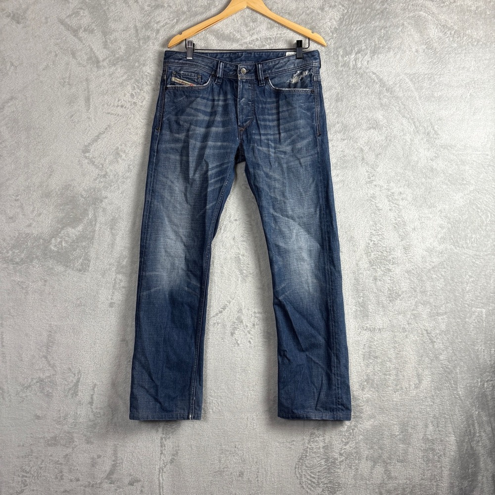 Diesel Jeans Viker Straight Leg 32x30 Dark Wash Italian Denim Mens